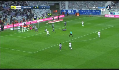 Yassine Benzia Goal HD - Toulouse 1-1 Lille - 05.03.2017
