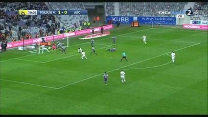 Yassine Benzia Goal HD - Toulouse 1-1 Lille - 05.03.2017