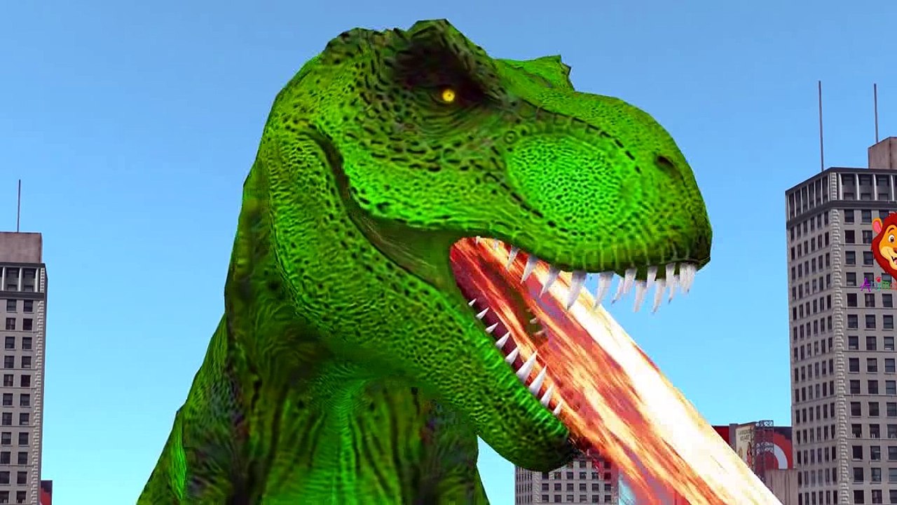 Crazy Dinosaurs Finger Family | Color Dinosaurs Short Movies & Finger Family Rhymes For Ch