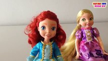 La fortuna Días de Muñecos de Juguete : la Blanca Nieve de la Muñeca y la Muñeca de Rapunzel | Video de la Colección de Juguetes Para Niños