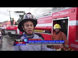 Gudang Penyimpan Gas 12 Kg di Bandung Ludes Terbakar - NET12