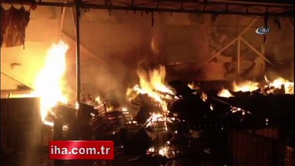 Kocaeli’de fabrika yangını