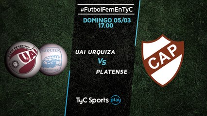 Femenino AFA: UAI Urquiza Vs. Platense l #FutbolFemEnTyC