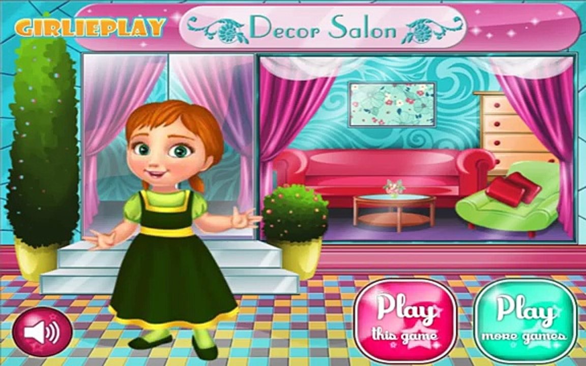 Анна Спальня Украшения Маленькая Принцесса Анна Детские Игры Для Детей