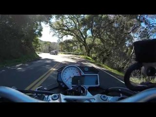 Download Video: Biker Has Scary Near Miss With Deer