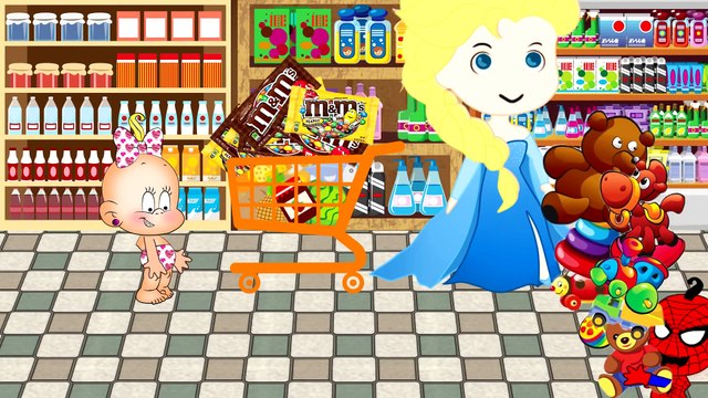 FROZEN ELSA & ANNA GET THEIR HAIR STUCK Spiderman & Superheroes Pranks Animation Cartoons