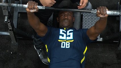 Tre'Davious White puts up 16 bench press reps