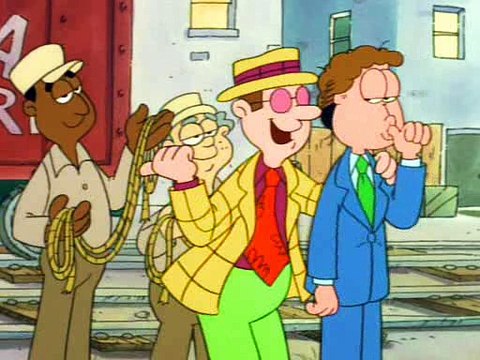 Garfield És Barátai - 7x16 - Arbuckle The Invincible - The Monster Who Couldn't Scare Anybody - The Ocean Blue_Hun