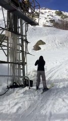 Corse : Une jeune femme fait du tire-fesses