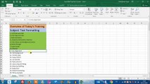 Microsoft Excel 2016- Text Formatting (Part 2) in Hindi