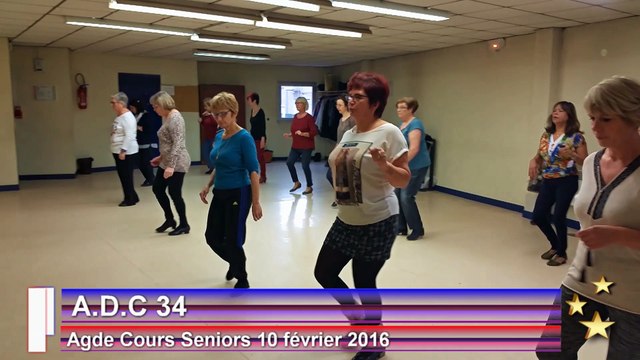 Country & Line - 10 février 2016 - Agde pendant un cours seniors