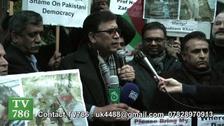 London MQM Protest against EXTRA JUDICIAL KILLINGS of MQM workers in Pakistan