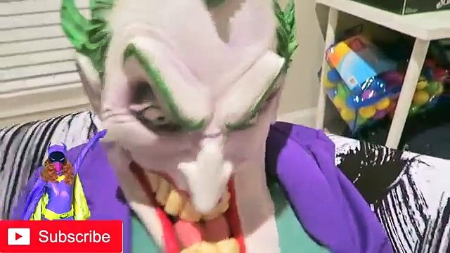 Halloween Joker Baby ATTACKS Superhero Superstars - Spiderman vs Joker w/ Kat Karmashian, Joker Girl