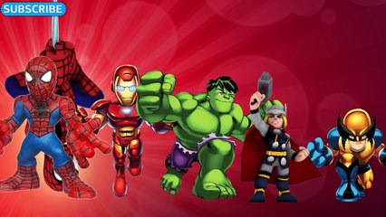 DADDY FINGER SONG SPIDERMAN TOYS VIDEOS FOR KIDS Finger Family Song