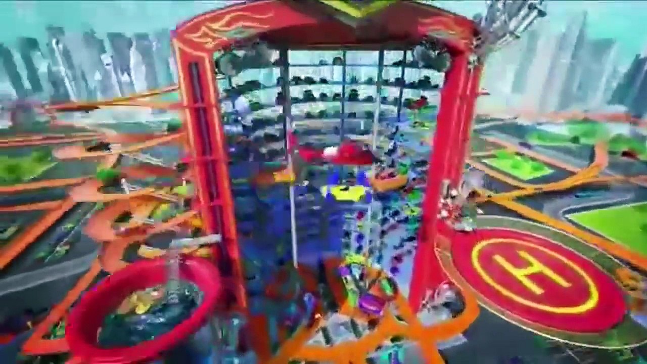 Mattel горячие колеса предельного гараж набор игрушек TV