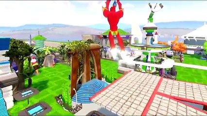 Avengers Superheroes Spiderman IronMan & Captain America SAVES Lightning MacQueen!