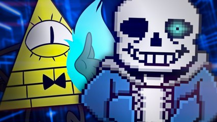 Sans VS. Bill Cipher [Batalha de Gigantes]