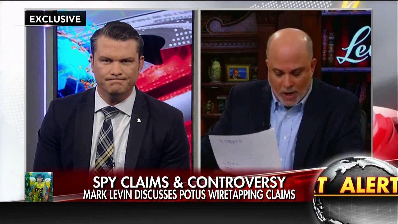 ‘The evidence is OVERWHELMING!’ – Mark Levin RIPS INTO Obama on wiretapping