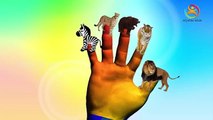 Animals Finger Family Nursery children 3d rhymes for preschool toddlers