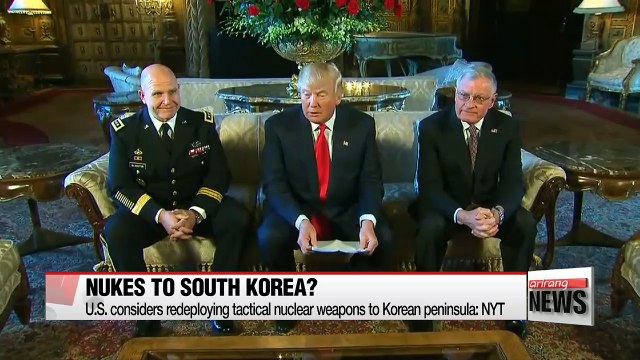 U.S. considers redeploying tactical nuclear weapons to Korean peninsula: NYT