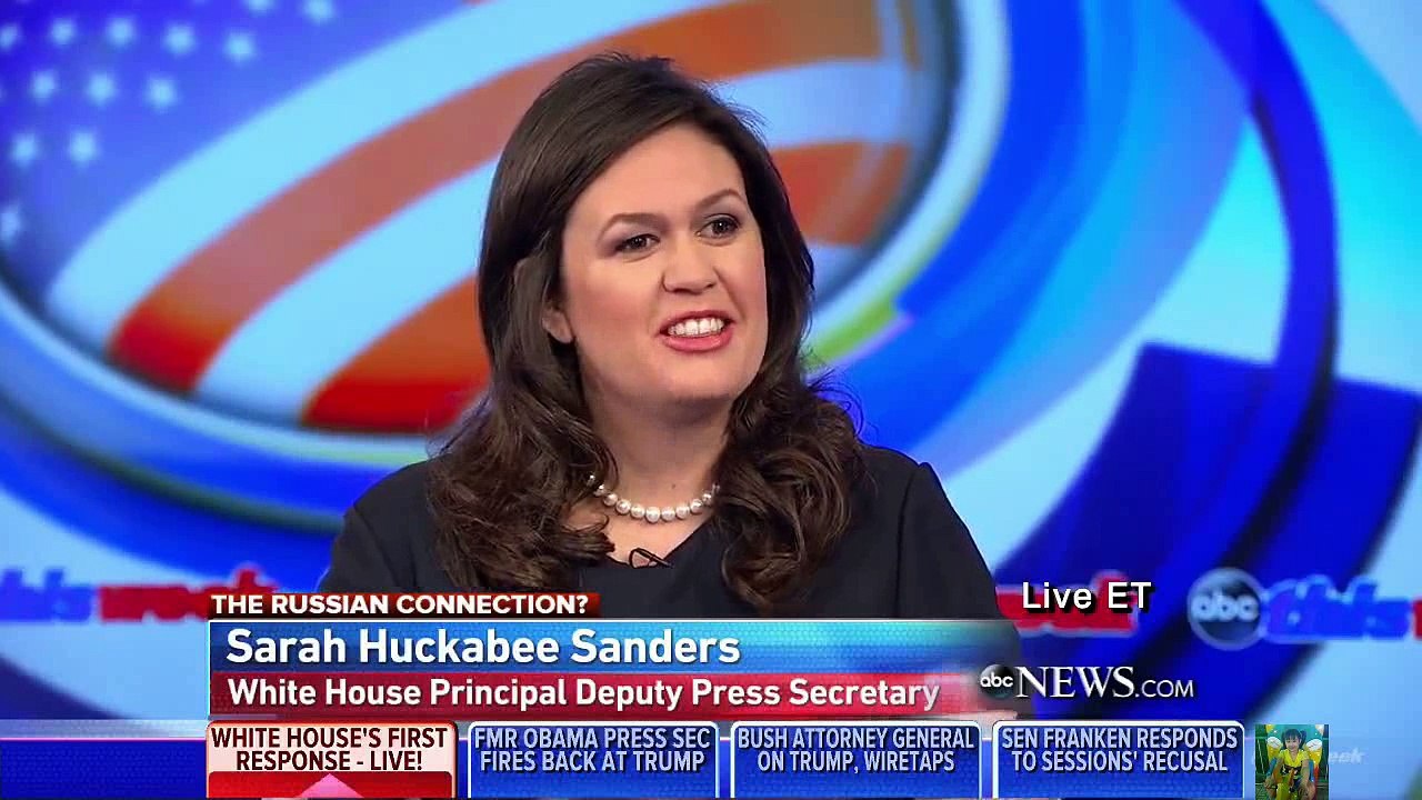 Martha Raddatz FLIPS OUT at Trump spox over wiretapping accusations