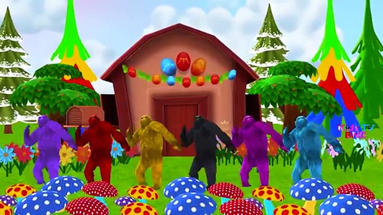 Hokey Pokey | 3D Nursery Rhymes For Baby | Songs For Kids And Childrens