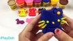 Play and Learn Colours with Play Doh Hello Kitty and Animals Molds Fun and Creative for Kids
