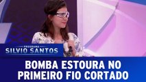 Bomba estoura no primeiro fio cortado