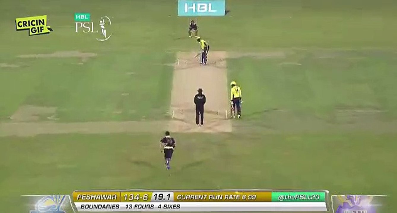 19.2 SIX! Anwar Ali to Darren Sammy Zalmi vs Gladiators PSL Final 2017