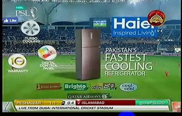 Batting of Peshawer Zalmi Batting Again Islamabad