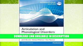 eBook Free Articulation and Phonological Disorders: Speech Sound Disorders in Children Free Online