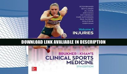 PDF [FREE] Download BRUKNER   KHAN S CLINICAL SPORTS MEDICINE: INJURIES, VOL. 1 Free Online