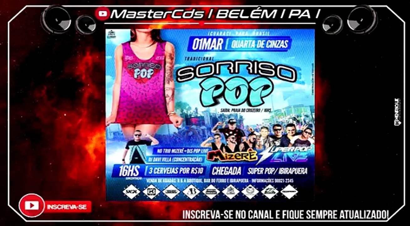 CD AO VIVO SUPER POP LIVE EM ICOARACI NO BLOCO SORRISO POP DJ'S ELISON & JUNINHO (01/03/2017)