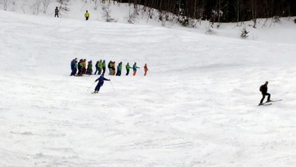 5th Mar,2017 めいほうスキー場検定不整地小回り