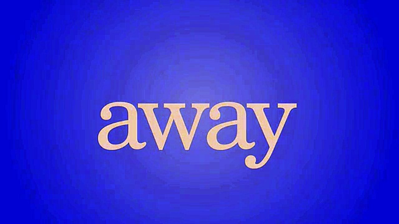 Away Song - Sight Word Song Music Video