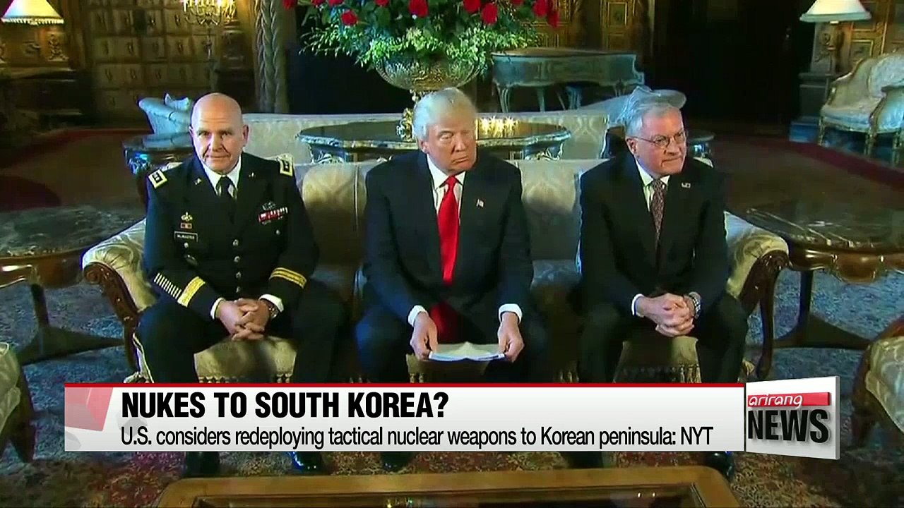 U.S. could redeploy tactical nuclear weapons to S. Korea: NYT