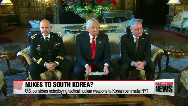 U.S. could redeploy tactical nuclear weapons to S. Korea: NYT