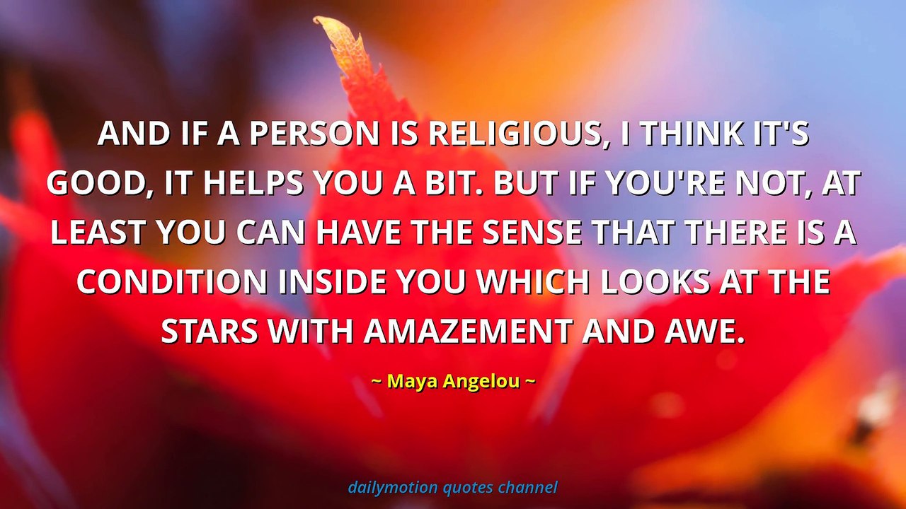 Maya Angelou Quotes #1