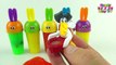 Learn Colors Popsicle Ice Cream Bunny Molds Slime Clay Surprise Toy Play Doh Peppa Pig Coo