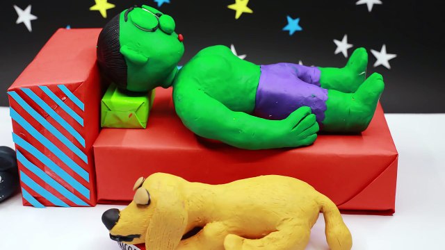 Elsa Frozen & Spiderman vs Monster cavities Play Doh Stop Motion Cartoon for kids movies