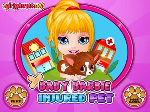 Baby Barbie Injured Pet - Baby Videos Games For Girls