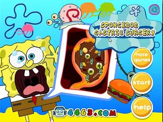 Bob Esponja Cirugía Gástrica Médico De Juego