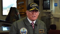 President Trump Gives Weekly Address From Aircraft Carrier