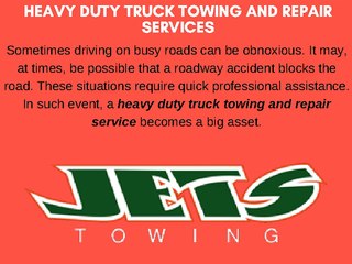 Various Kinds of Commercial Towing Equipment