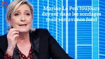 Sondage présidentielle : Marine Le Pen toujours devant au premier tour mais battue au second