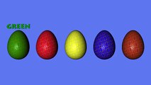 Learn Rainbow Colors with Surprise Egg! RainbowLearning Part 1