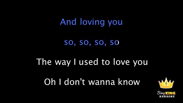 Maroon 5 feat Kendrick Lamar - Don't wanna know KARAOKE / INSTRUMENTAL