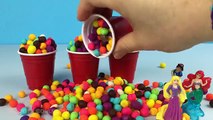 Surprise M&Ms Candy Dippin Dots Disney Princess, Play Doh Dippin Dots Surprise TOYS Hide