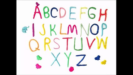 Play Doh ABCD Clay Dough ABC Videos for Kids Playdough Alphabet Playdoh Learning Play-Doh
