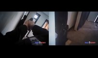 Un dealer tente de se cacher et se fait tirer dessus par la police.